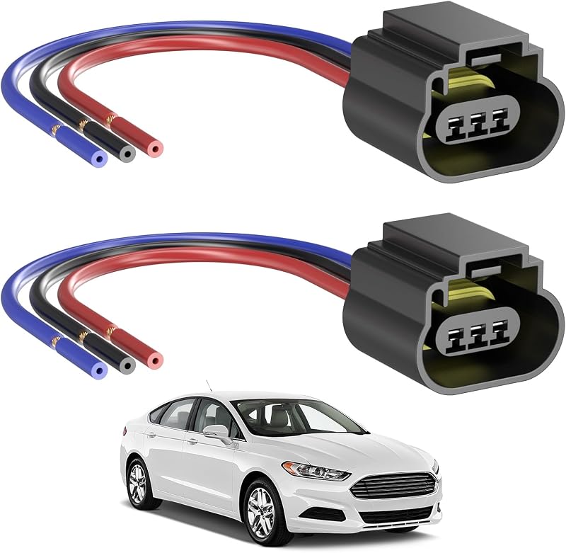 Conector de Farol H13/9008 ecocstm com Soquete Fêmea e Chicote – 2 unidades