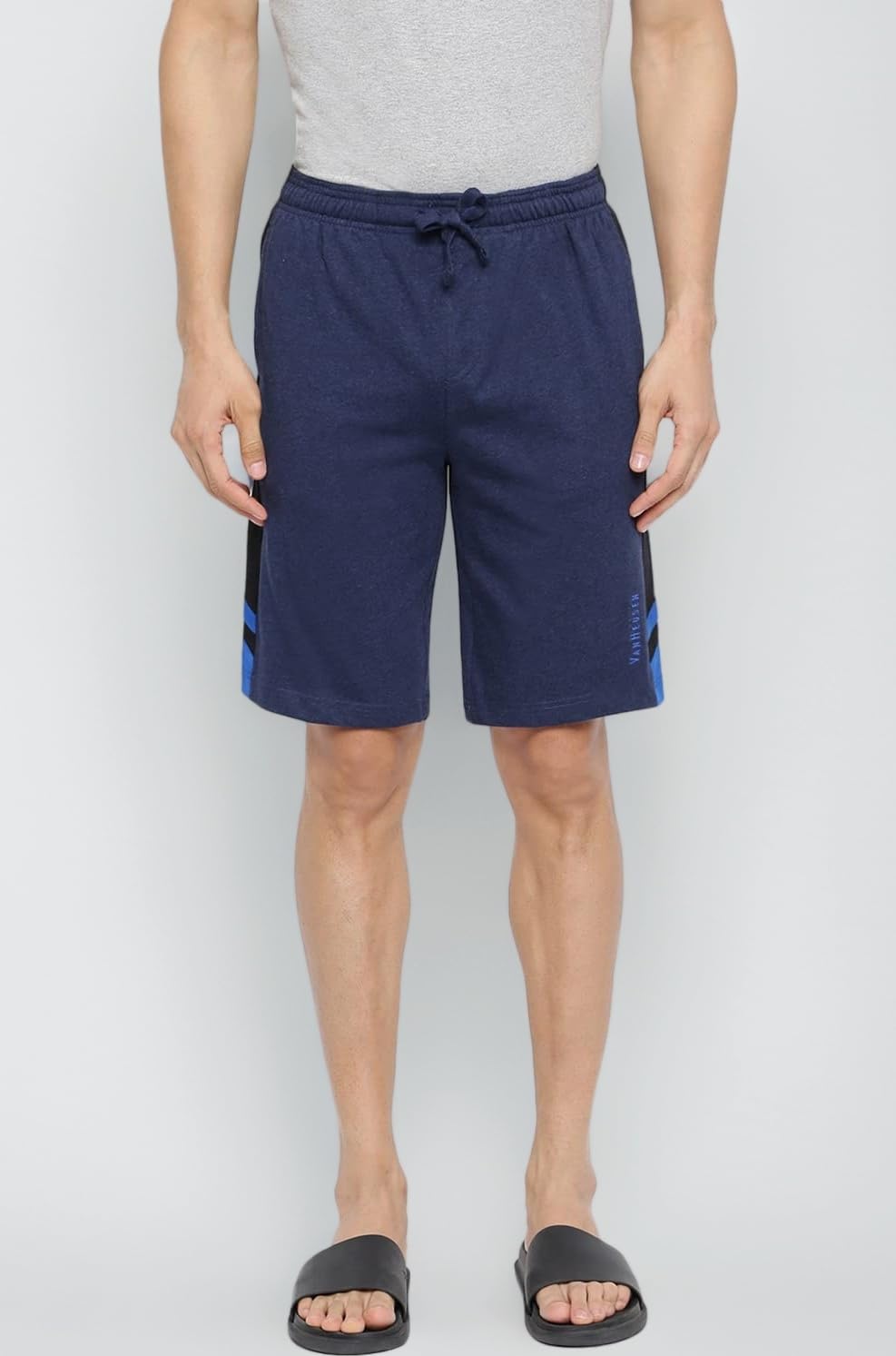 Men Athleisure Smart Tech Knit Shorts - Pack of 1 Easy Stain Release, Anti Stat, Ultra Soft