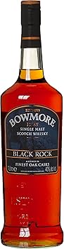 Amazon.co.jp: ボウモア ブラック ロック 40度 1000ml [並行輸入品