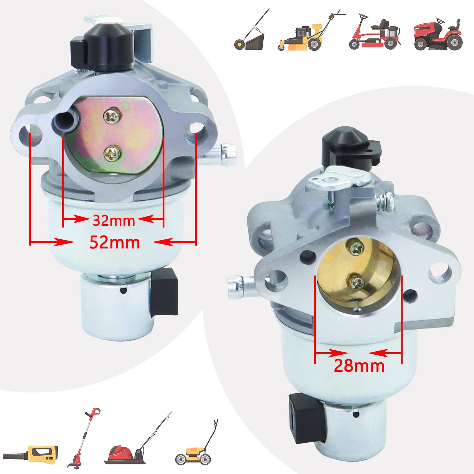 Amazon.com : REMEDART 42 853 03-S Carburetor Fits for Kohler CV13