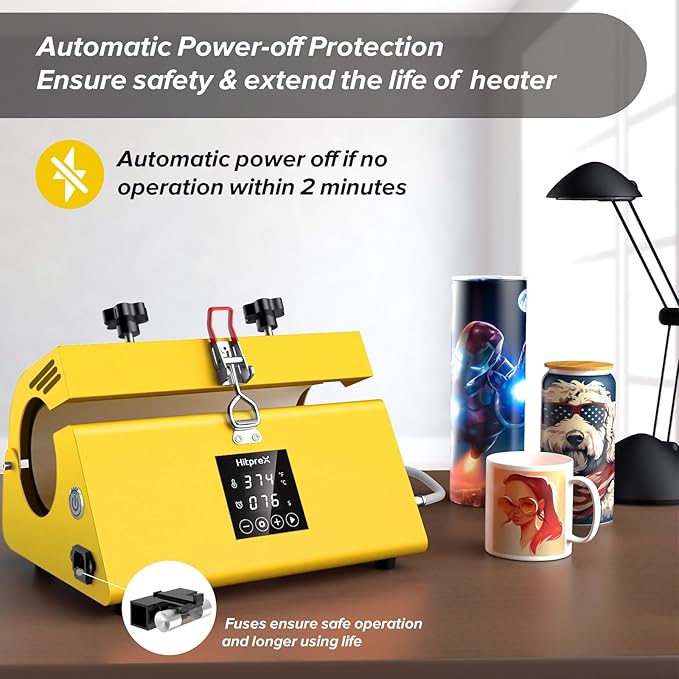 Prensa Térmica para Tazas HITPREX, Sublimación de Vasos y Tazones miniatura 6