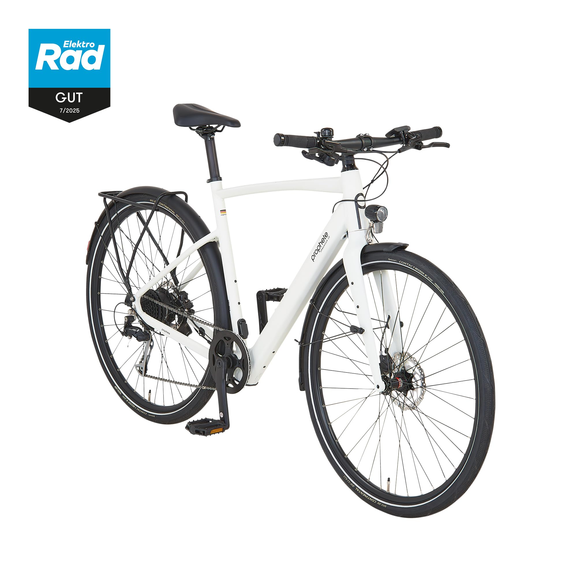 Prophete Urbanicer 2.0 Urban E-Bike 28 Zoll - 360 Wh - Integrierter Akku - Heckmotor - 9-Gang Kettenschaltung - HDY. Scheibenbremse