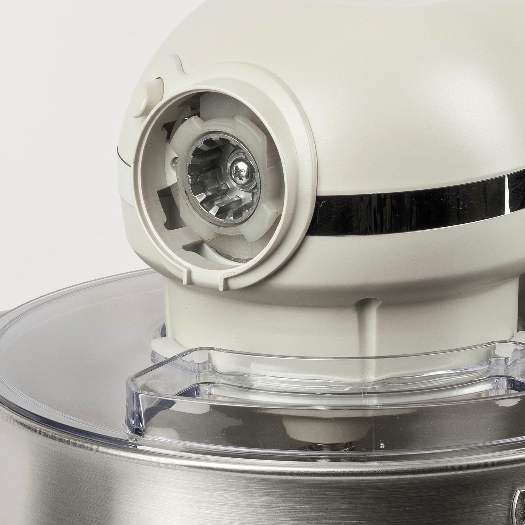 Girmi IM50 Impastatrice Planetaria, 2200W Max, 8 Litri, 6 Velocità, Pulse, Contenitore inox con maniglia, Dispositivo di sicurezza, Accessori inclusi, Panna