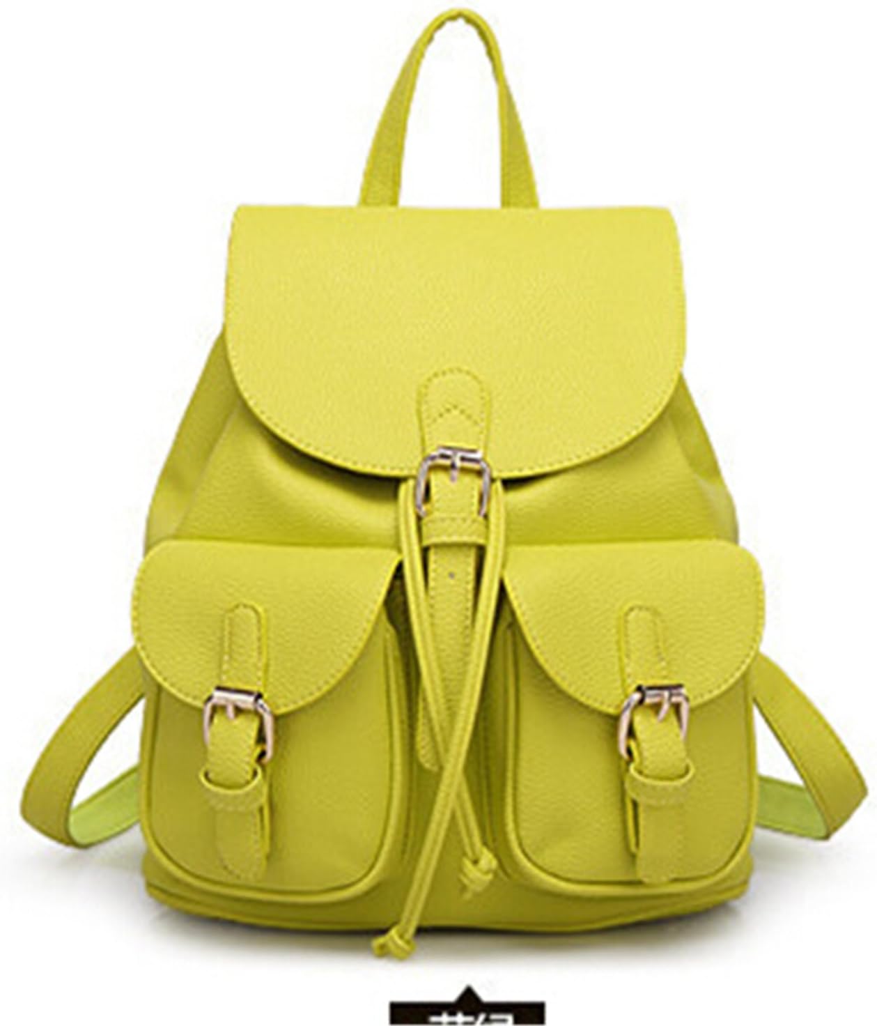 Stomsera Women Leather Bolsas Large Schoolbag Travel Bag School Backpacks Candy Color