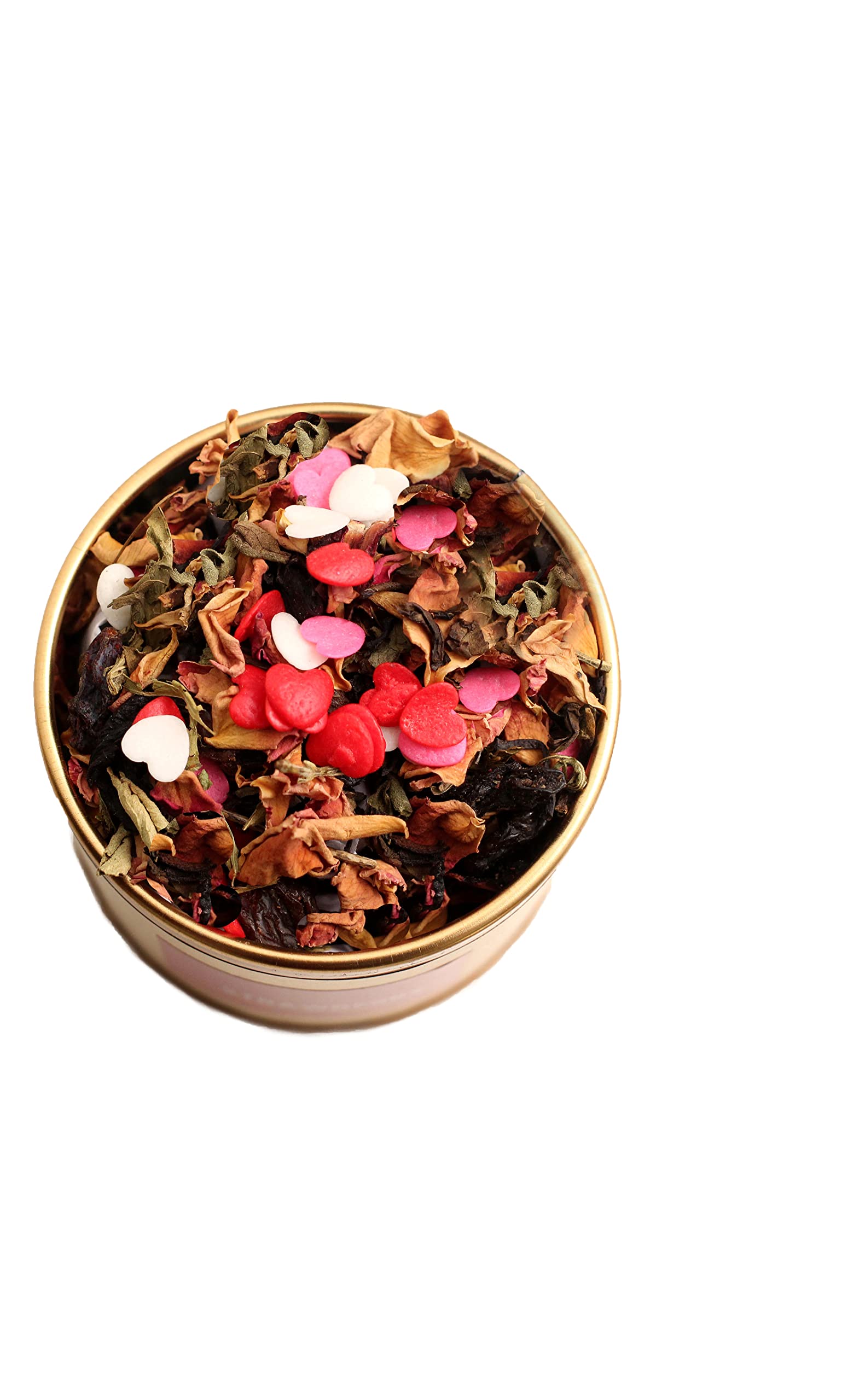 OH CHA - Strawberry Rose Tea | 35gms, Darjeeling Long Leaf Tea with Raisins, Fresh Strawberries, Rose Petals, Hibiscus, Stevia | Flavoured Tea, Non Alcoholic | Celebrations in a tea cup | Brew Hot or Ice tea, for Mocktail, Cocktail 1