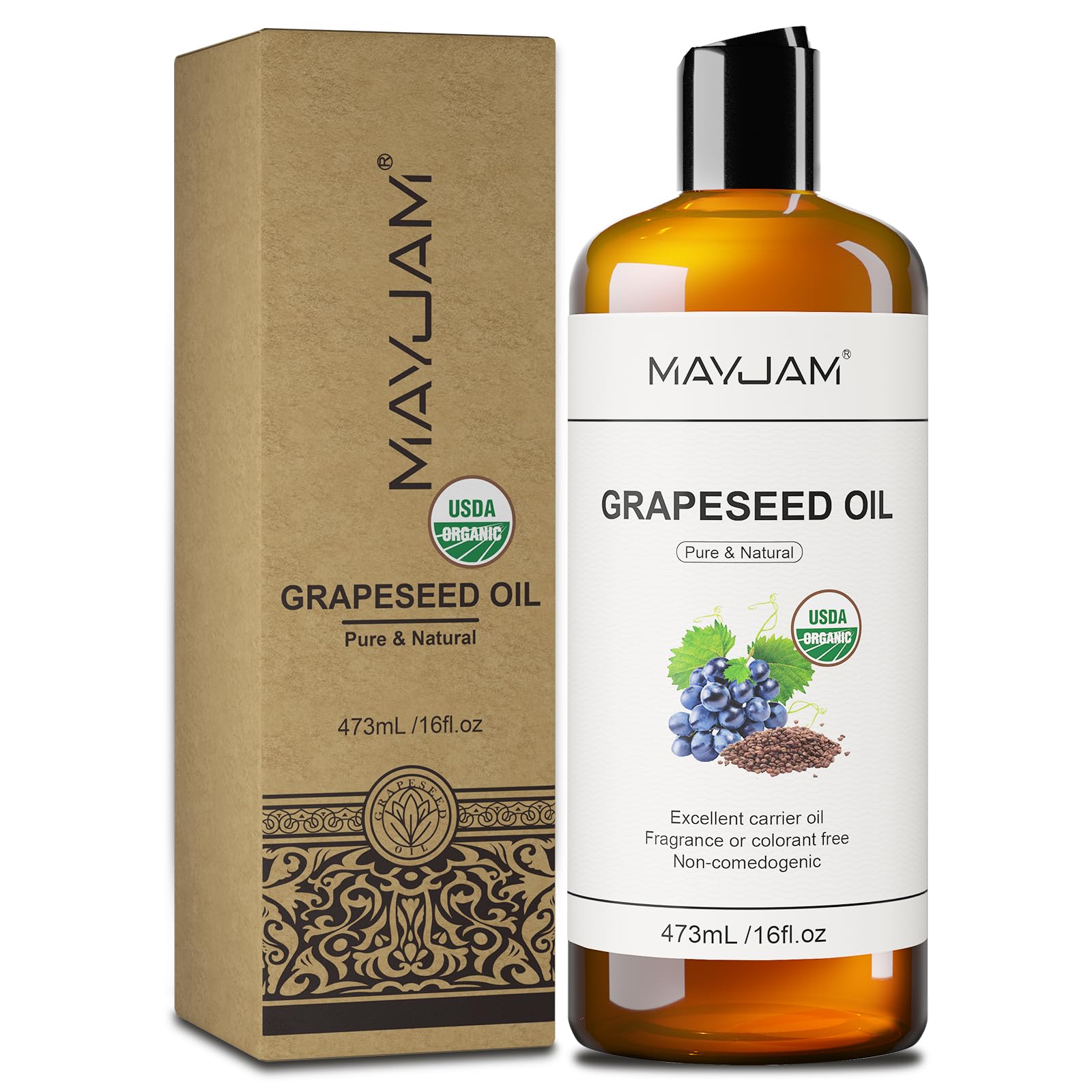 MAYJAM Traubenkernöl Bio 473ML