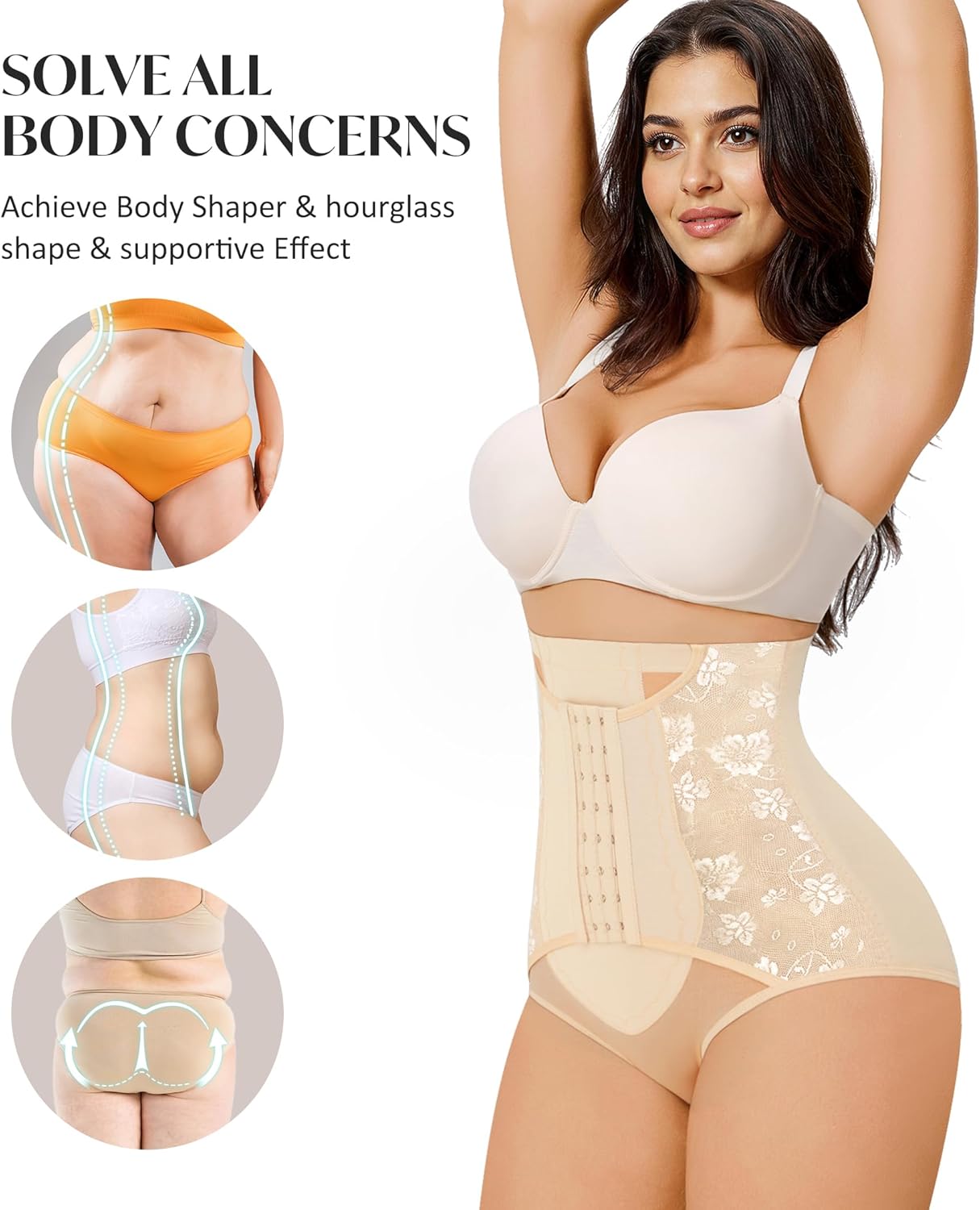 CYDREAM Shapewear Tummy Control Underwear for Women Faja Body Shaper Postpartum High Waisted Slimming Butt Panties Seamless - Image 5