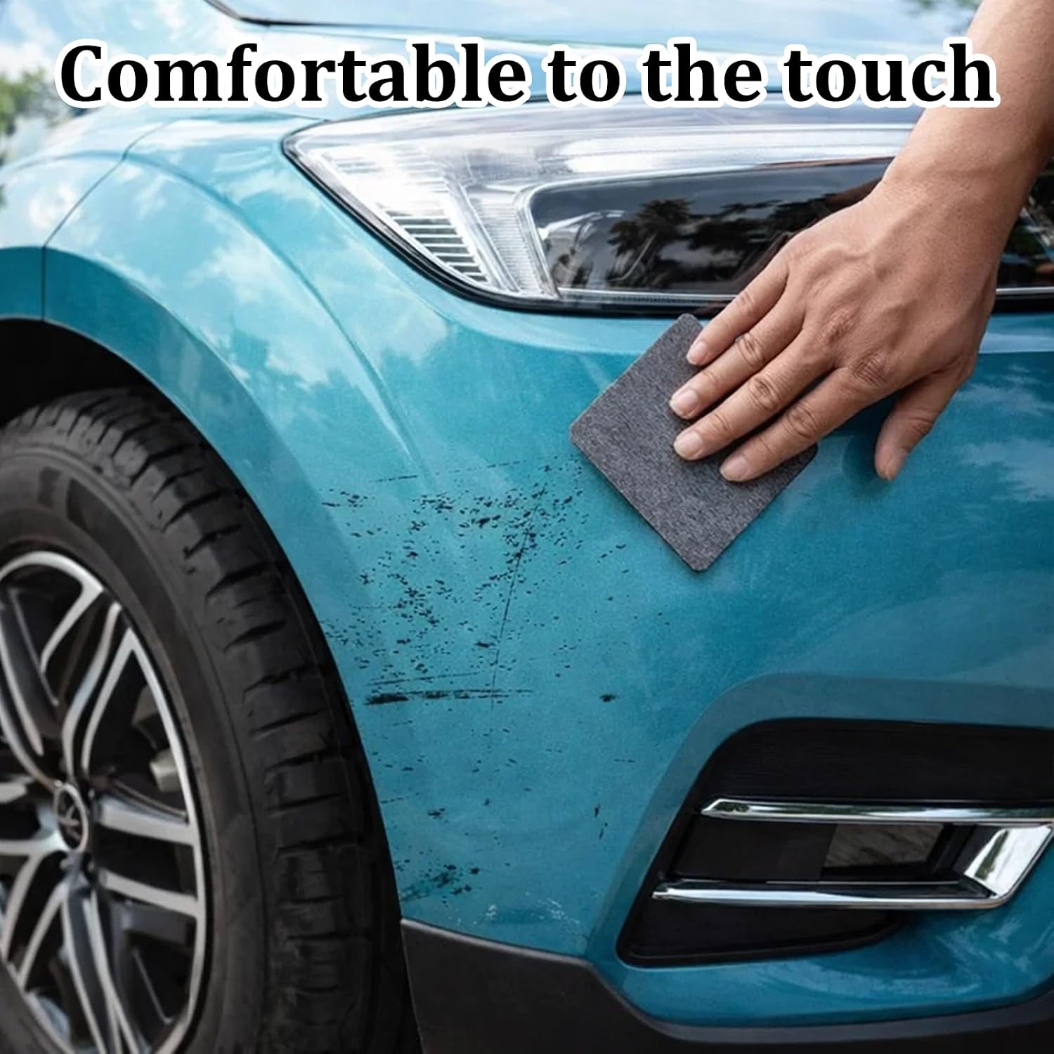 6 PCS Nano Sparkle Cloth Car Scratch Remover, Scratch Remover for Vehicles, Multi-Surface Polishing for Daily Maintenance, 3.9 x 7.8 Inch