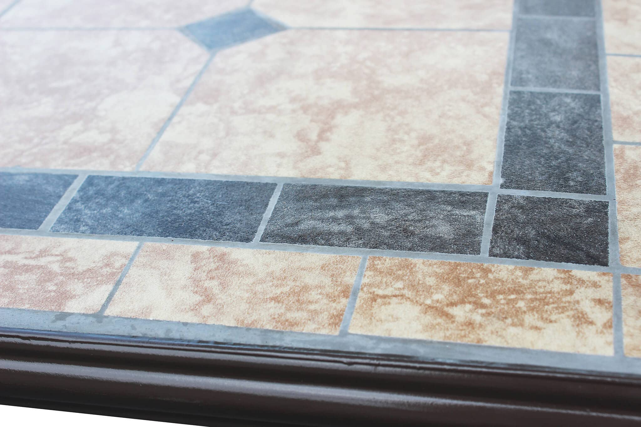 Tavolo da giardino Quadrato 80 x 80 x 74h cm base in ferro verniciato Base in Mosaico - FE802590 - FE802590