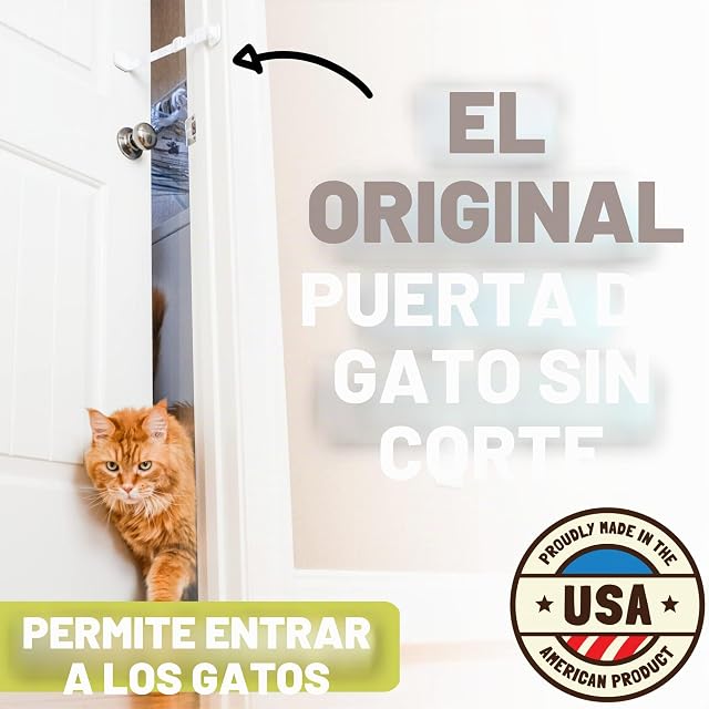 Foto 2 de 7 de Door Buddy - Bloqueo de Seguridad para Puerta a Prueba de Perros. Cierre Pestillo y Correa Ajustable…
