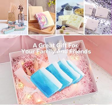 Rectangle Loaf Soap Molds, 42 Oz 1200Ml Flexible Silicone Liner Wooden Shell Handmade Loaf Soap Molds DIY Tool, Fits Making Cake Ice Chocolate Pudding