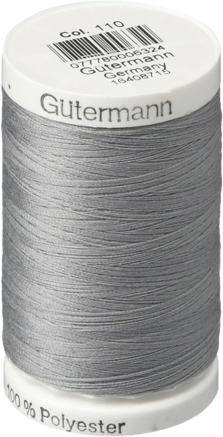 Gutermann Sew-All Thread, 547-Yard, Slate (3 Pack)