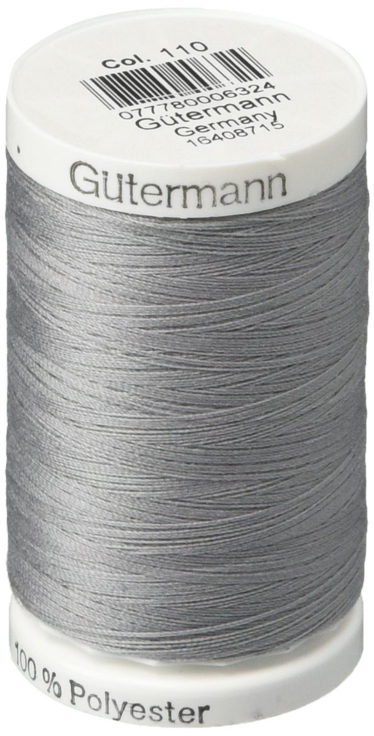 Gütermann Nähgarn, enthältl Gewinde, 547-yard, Schiefer, 3 Pack