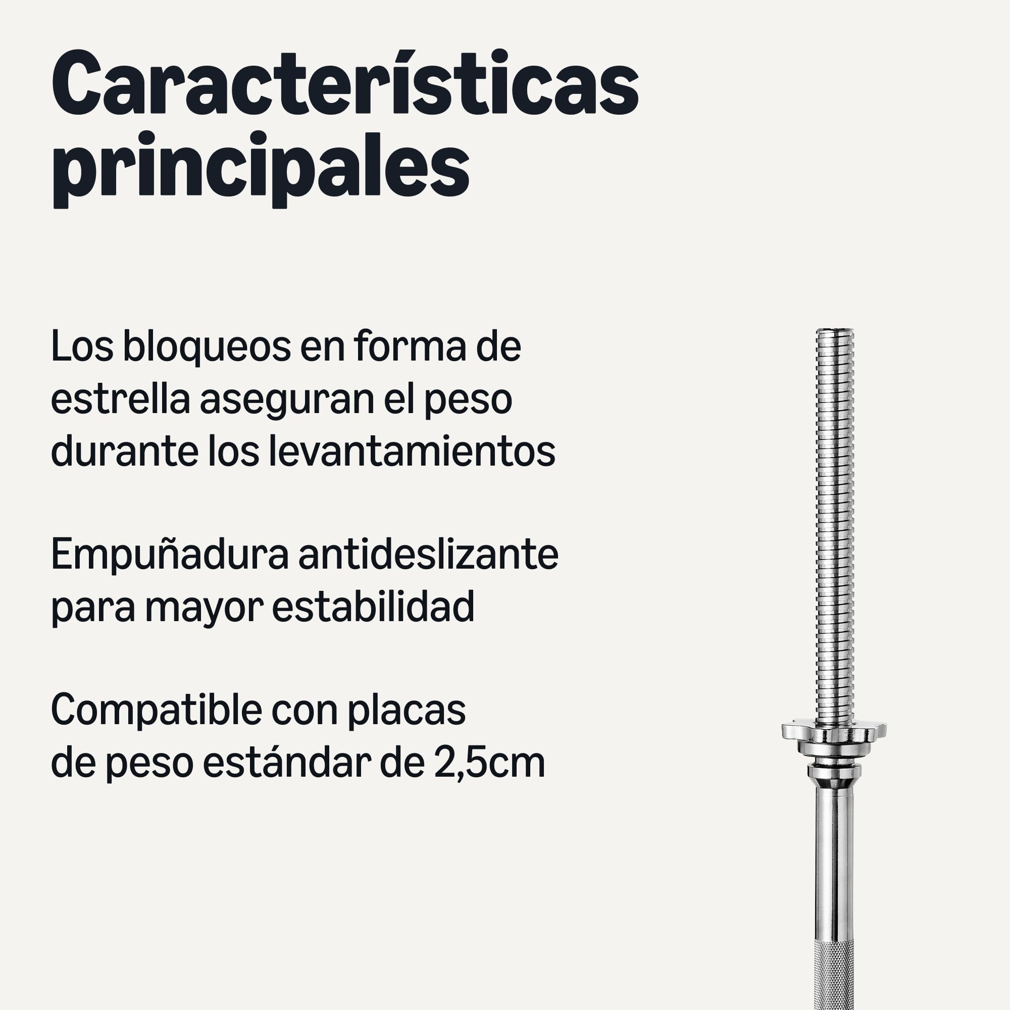 Amazon Basics Barra de pesas