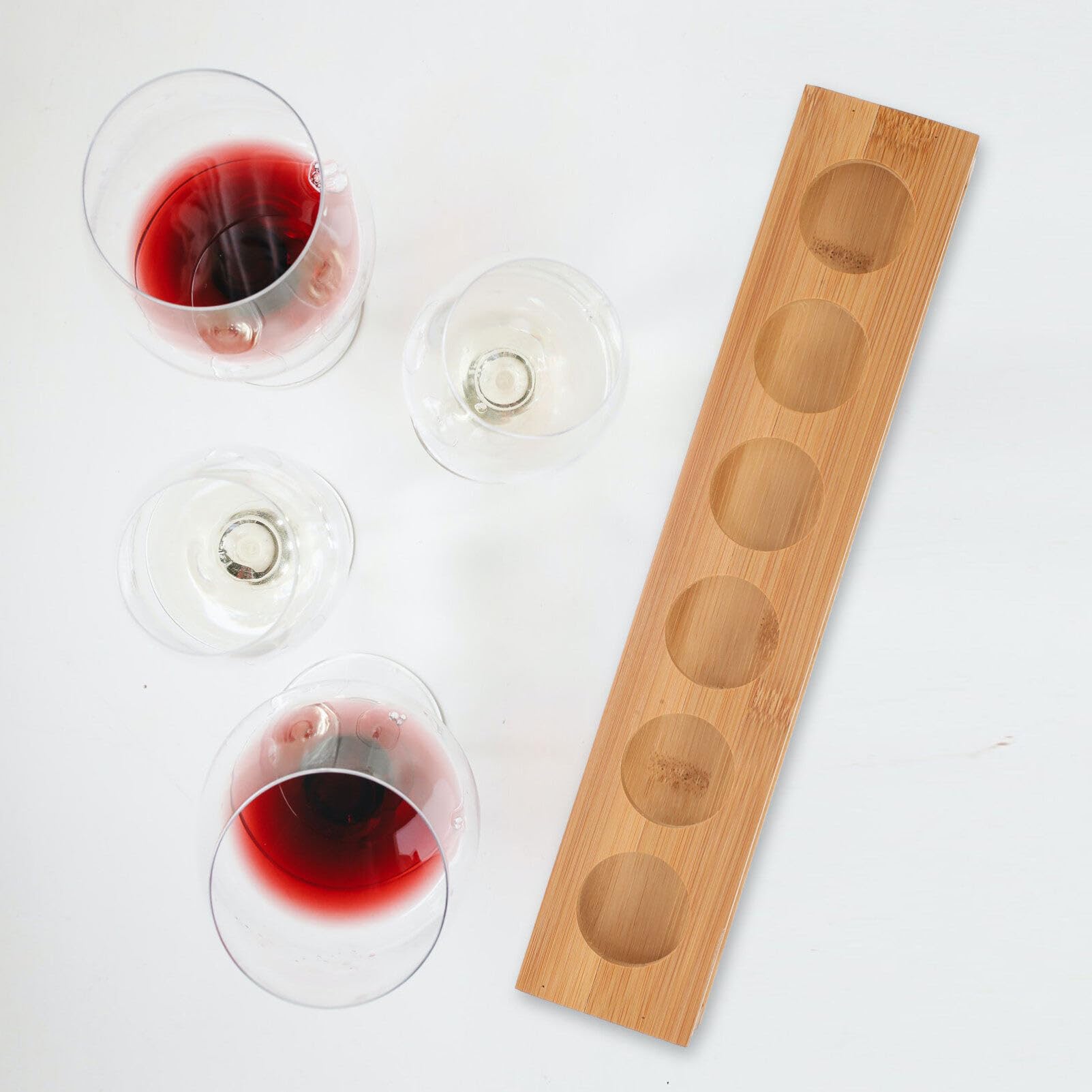 MAGICLULU Porte-verres à Vin En Bois Pour Verres à Liqueur, Verres à Whisky, Présentoir à