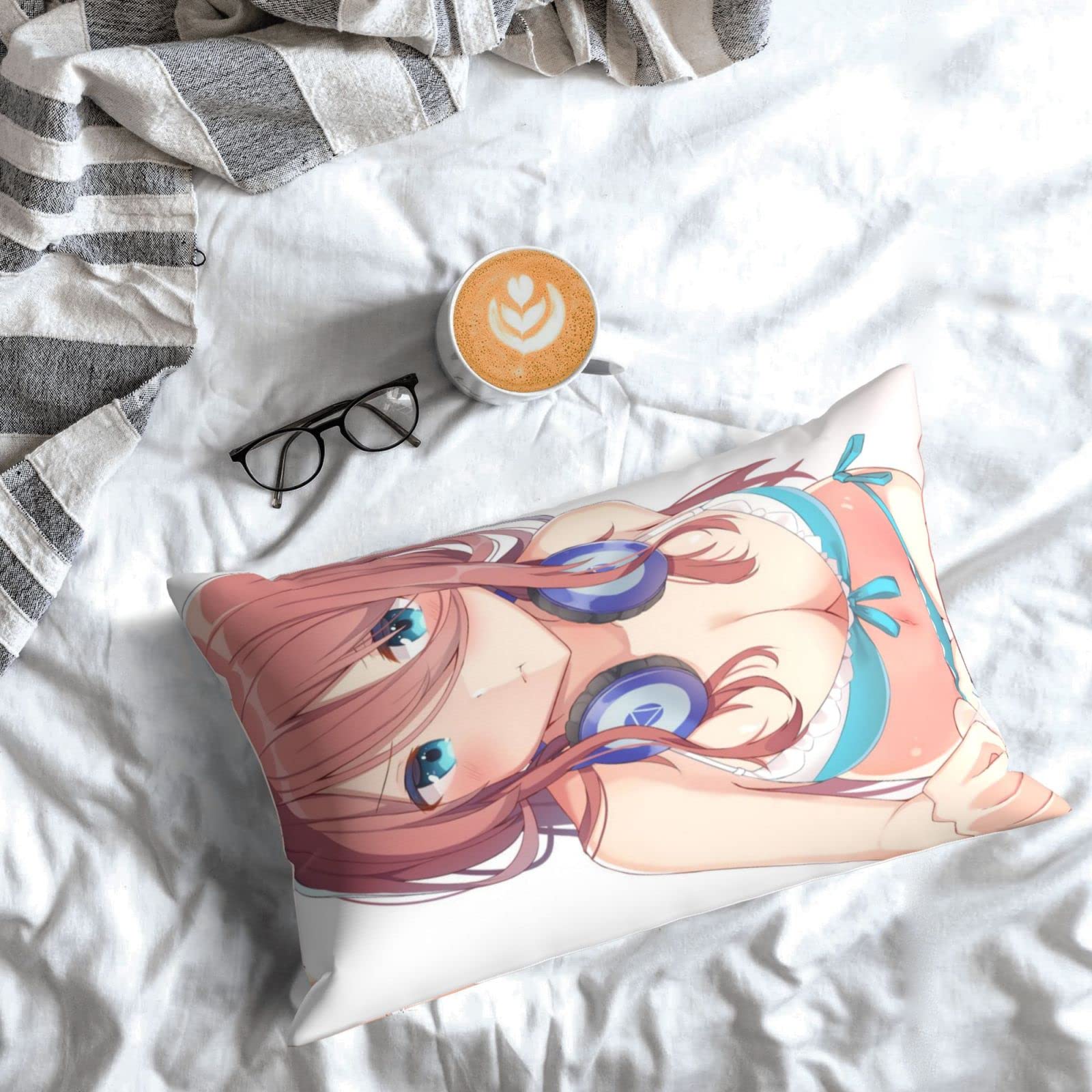 Amazon.co.jp: 五等分の花嫁 中野三玖 枕カバー 両面多種類ファスナー