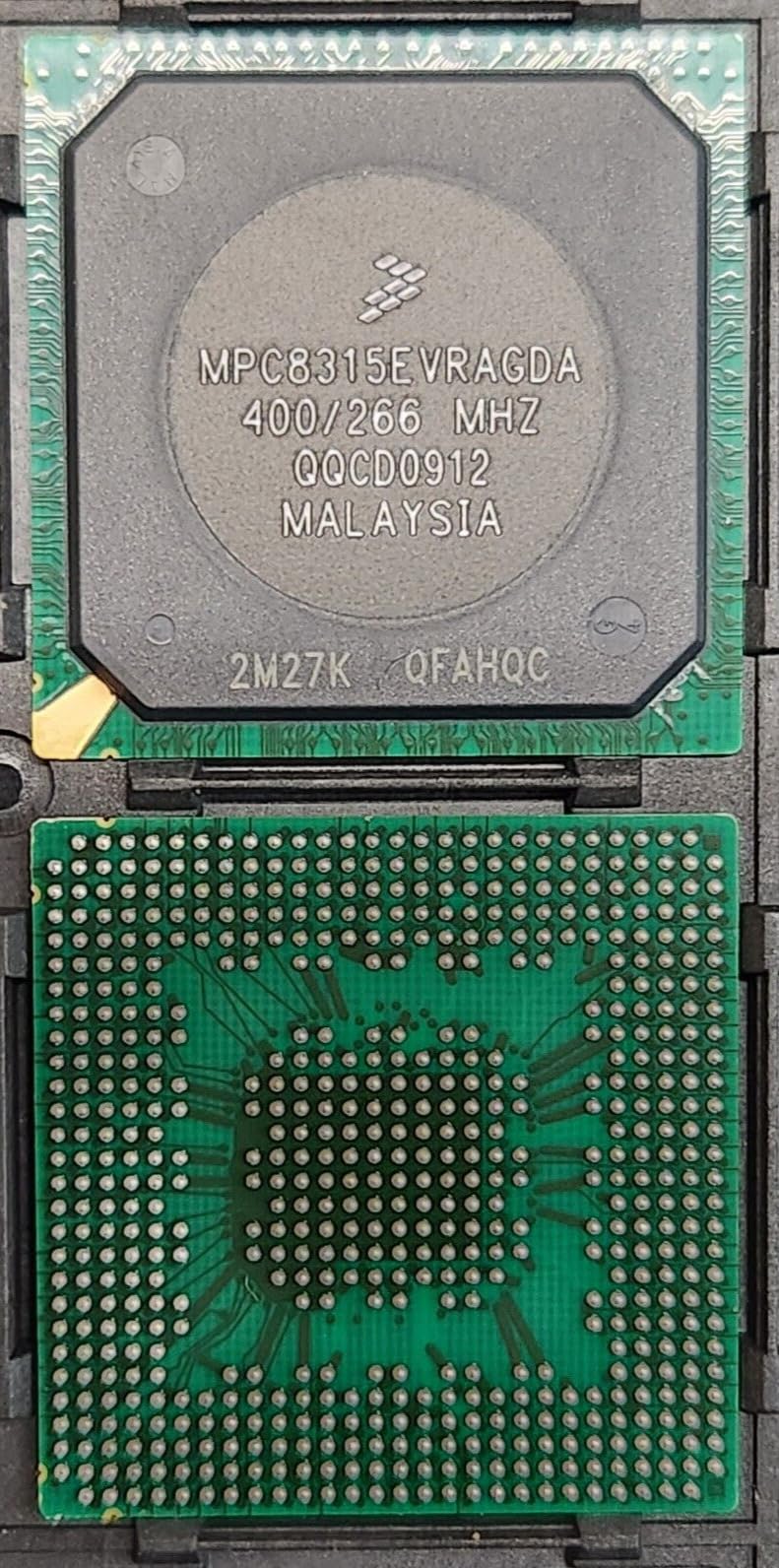 (1 PC) KMPC8315EVRAGDA FREESCALE IC MPU MPC83XX 400MHZ 620HBGA