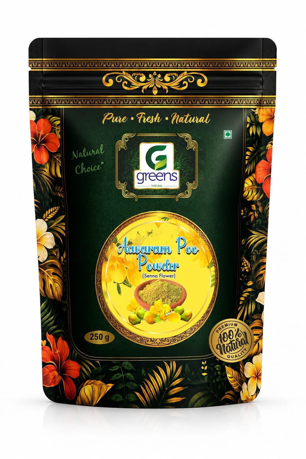 Avarampoo Powder 250g 100% Pure Avarampoo Flower Powder Herbal Wellness Pack of 1-image-18