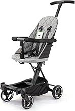Convertible 3 in 1 Baby Stroller | Pushchair Rider, Lightweight, Foldable & Compact Travel Baby Buggy, 6 Months+, by Oberlux (Grey)