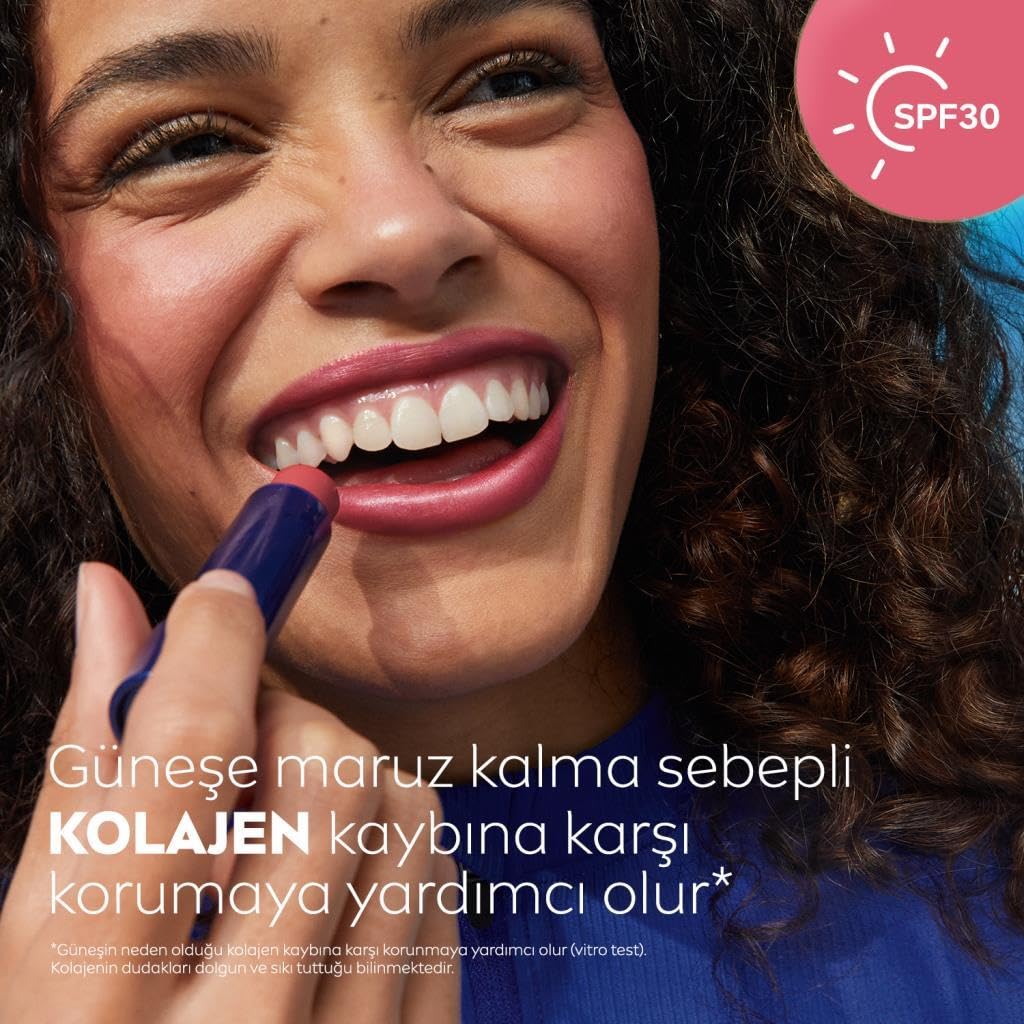 Rose Renkli Nemlendirici Dudak Bakım Kremi ve Mercan Dudak Bakım Kremi 4,8gr SPF30, Allık Etkisi