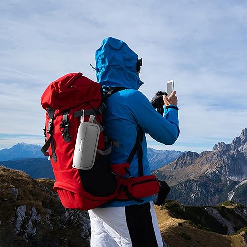 Miniatura 7 de co2CREA Funda de silicona suave de repuesto para altavoz portátil Bose SoundLink Flex Bluetooth (funda de silicona, funda de humo blanco)