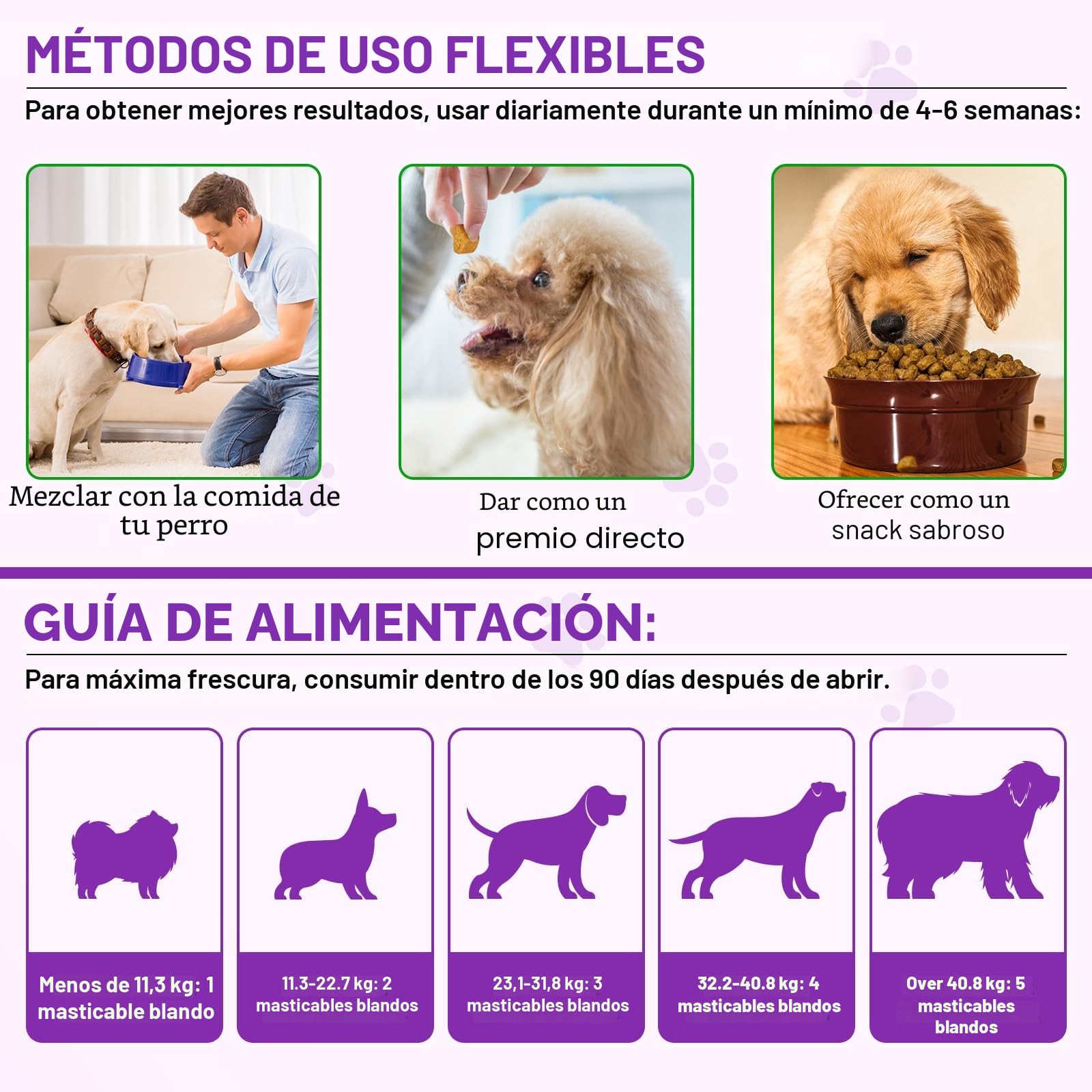 Snacks Antialérgicos para Perros - Alivia Picor, Lamido y Caída del Pelo | 150 Golosinas Blandas Sabor Pato Pekín | Refuerzo Inmunitario | Alergias Estacionales/Ambientales (1Pcs)