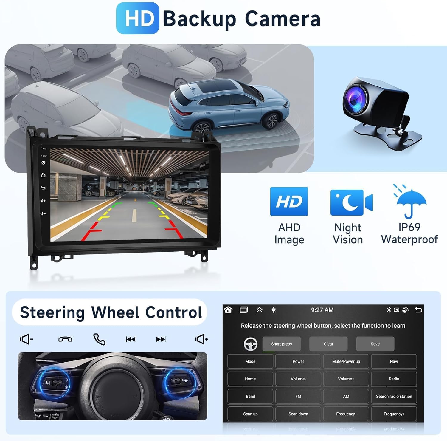 Steering Wheel Control setup screen