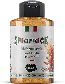 SpiceKick توابل الاندومي بطعم السي فود الحار 100 جرام – مزيج توابل حار يمنح الاندومي نكهة بحرية لذيذة وغنية كما في المطاعم