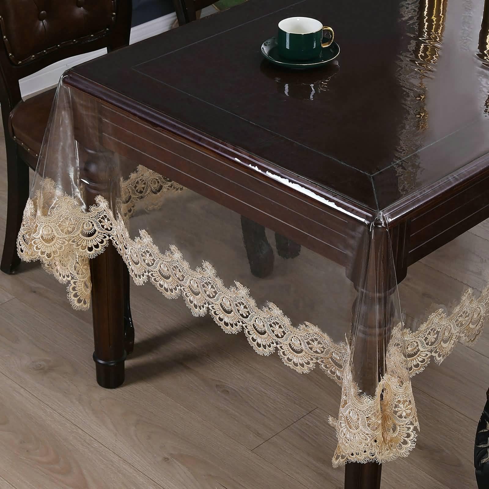 Tovaglia Plastica Rettangolare PVC, Kaki, 150x250cm