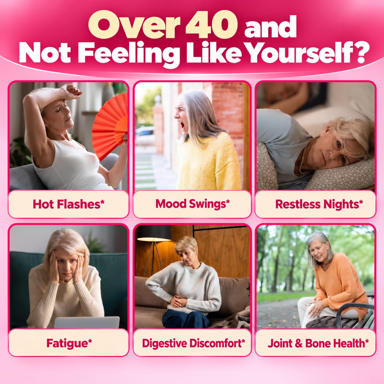 Menopause Supplements for Women, Hot Flashes Menopause Relief, — Amazon image 2