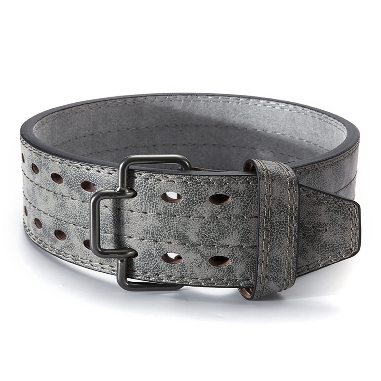 Ceinture D'haltérophilie en Cuir Confortable Et Durable - Excellent Soutien Lombaire Et du Bas du Dos pour Les Squats Et Les Entraînements De Gymnastique - pour Hommes Et Femmes