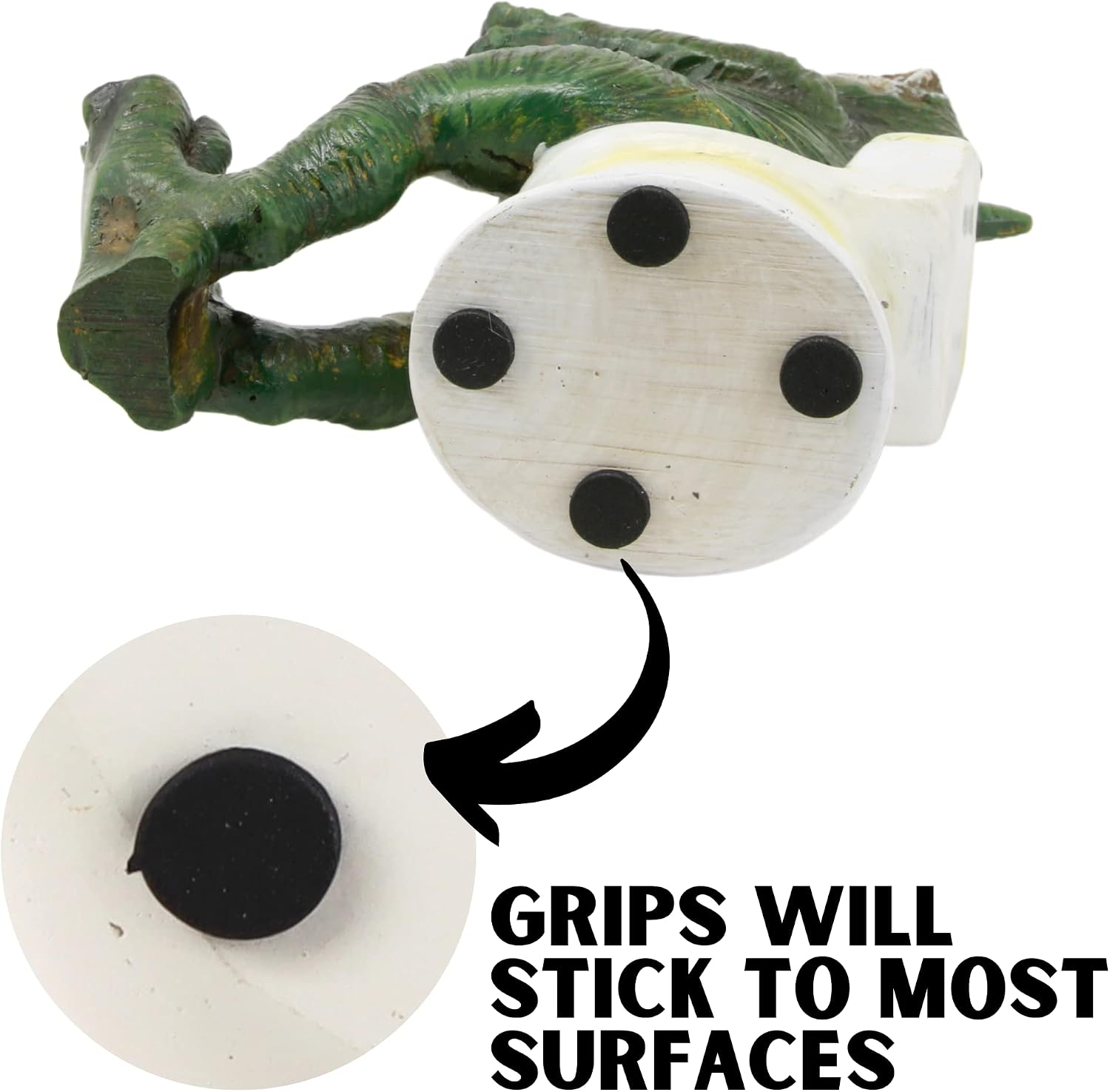 Funny Tape Dispenser, Dinosaur on the Toilet, Office Gag Fit, 6 Inches