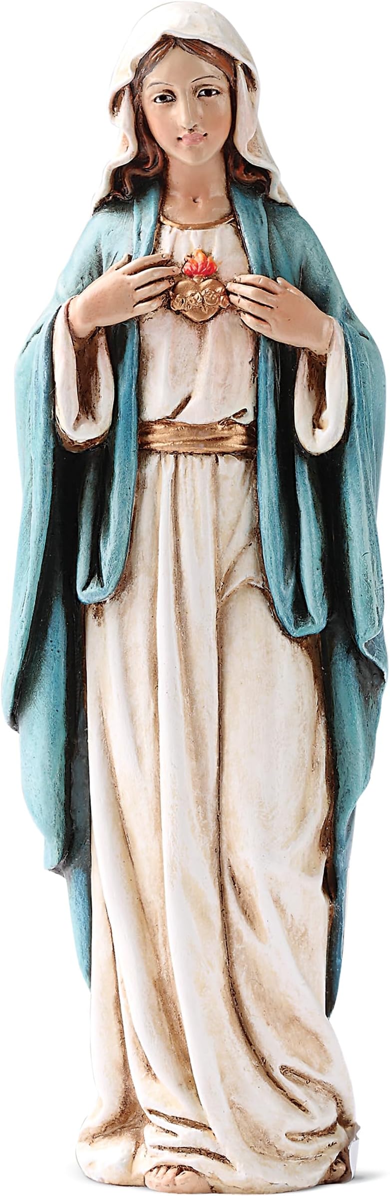 Joseph's Studio by Roman Immaculate Heart of Mary Figure, 6" Religious Tabletop Statue, Renaissance Collection Home Dรฉcor