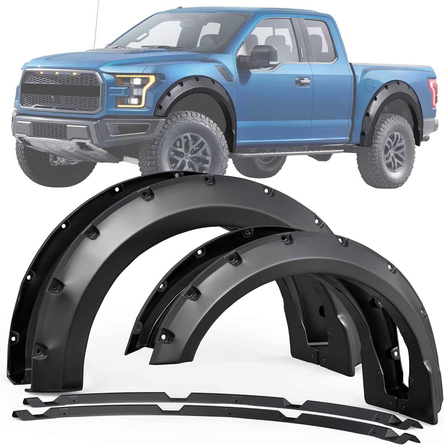 YITAMOTOR Fender Flares Compatible with 20152017 Ford F150