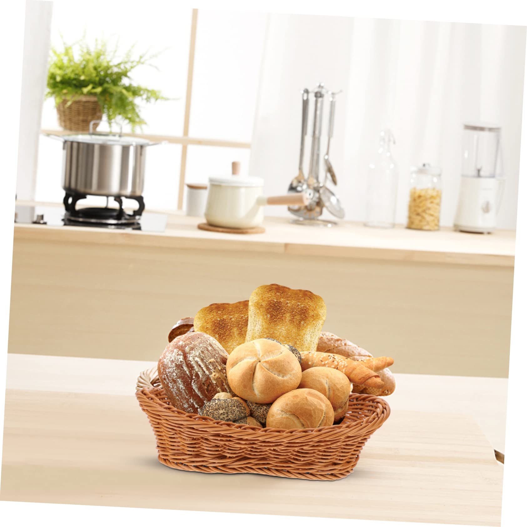 BESTonZON 3stücke Wickelkorb Für Obst Und Snacks Dekorativer Geflochtener Korb Multifunktionale Aufbewahrung Für Zuhause Und Gastronomie Modernes Design Für Jeden