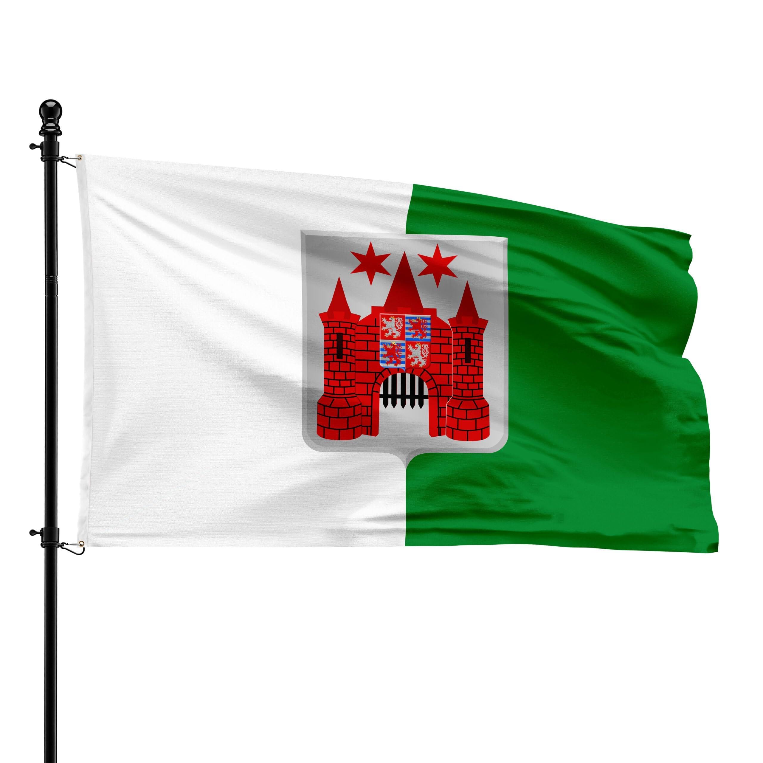 Drapeau de la Municipalité de la Marche-en-Famenne en tissu résistant