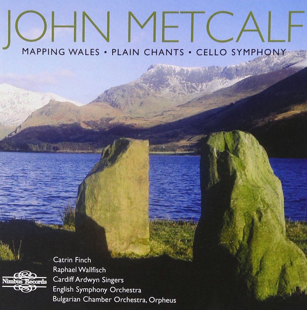 John Metcalf Mapping Wales Plain Chants Cello Symphony CD - Like New