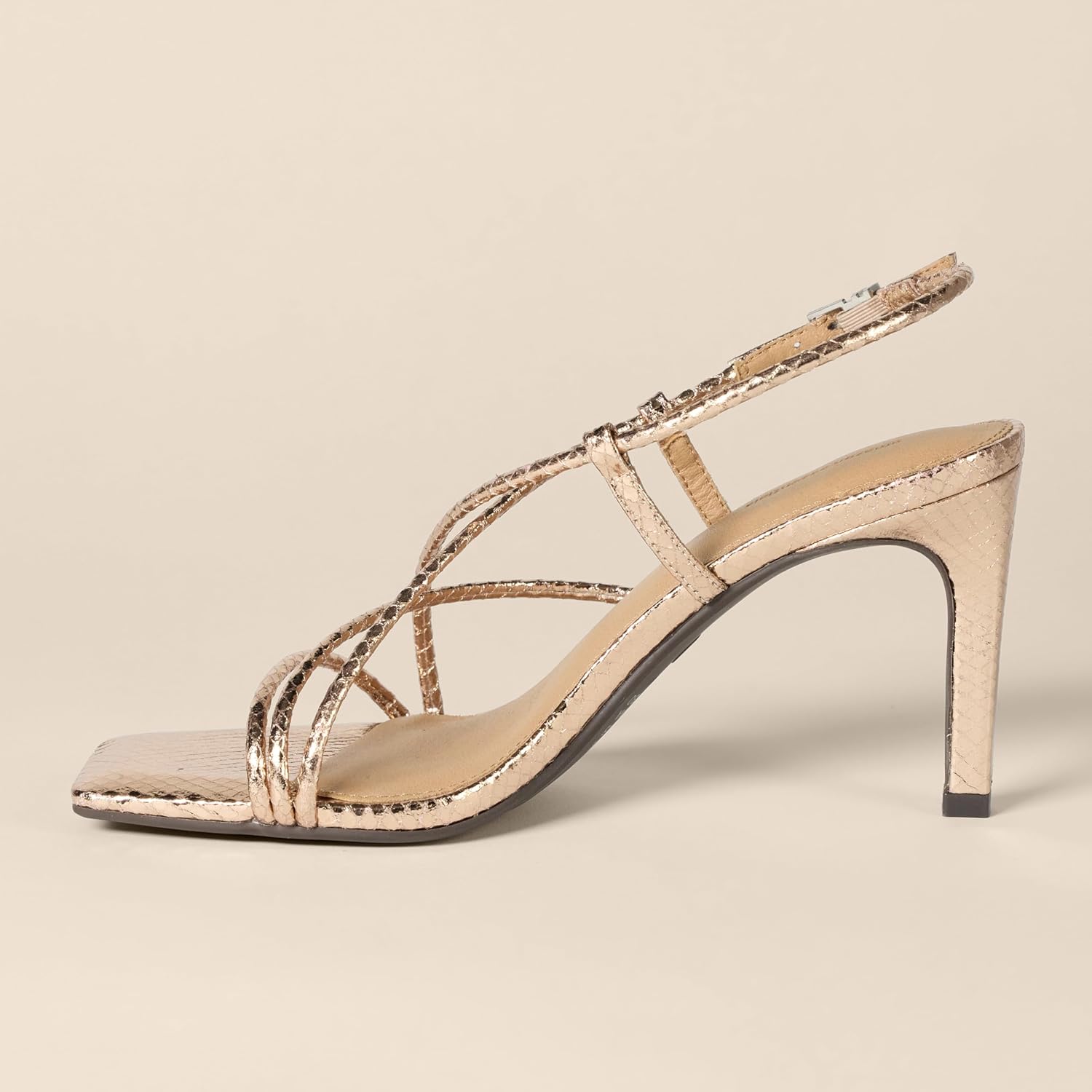 Amazon Essentials Women's Strappy Stiletto Heel Sandals - Image 3