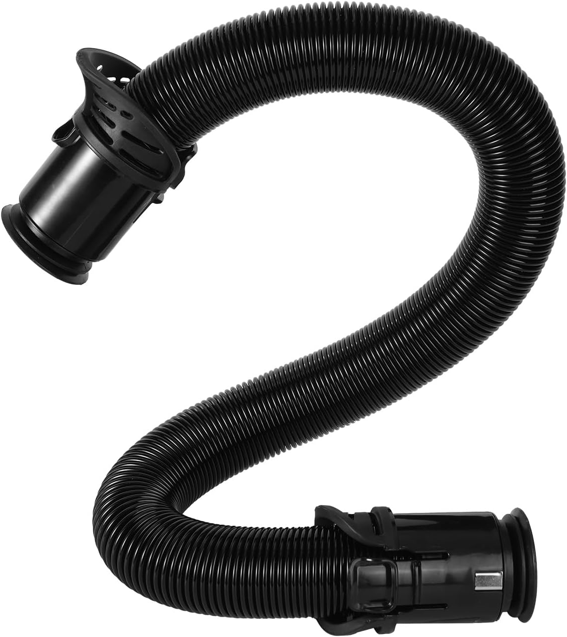 Hose Replacement Compatible with Shark NV602UK NV612UK NV702UK, Vacuum Cleaner Replacement Parts & Accessories Bending Resistant & Tool-Free Installation (Black, Hose Only)