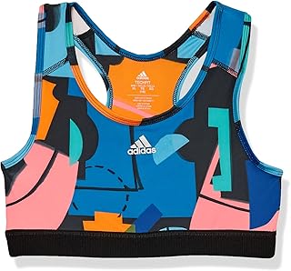 Girls' Aeroready Allover Print Techfit Bra