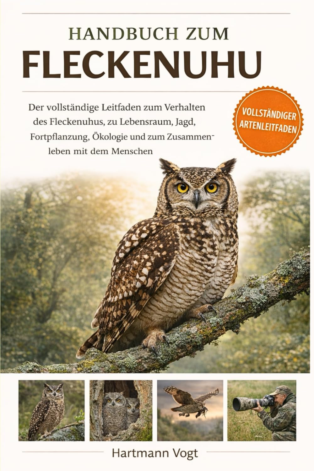 HANDBUCH ZUM FLECKENUHU: Der vollständige Leitfaden zum Verhalten des Fleckenuhus, zu Lebensraum, Jagd, Fortpflanzung, Ökologie und zum Zusammenleben mit dem Menschen