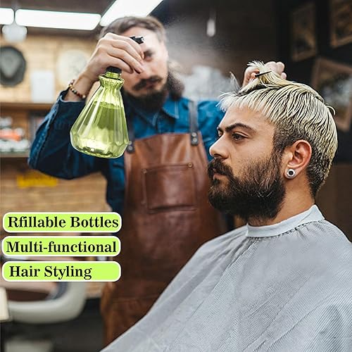 Miniatura 6 de paeyaer Botellas rociadoras de 17 onzas (paquete de 2)  a prueba de fugas, boquilla ajustable, botellas de spray vacías para soluciones de limpieza,