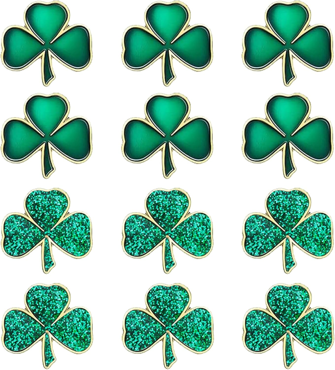 St.Patrick's Day Pin Brooches for Women Unique Green Irish Lucky Shamrock Clover Leaf Pin Label Cloth Brooch Irish Enamel Brooches Lucky Decor Dress Accessories St Patrick's Day Holiday Jewelry Gift