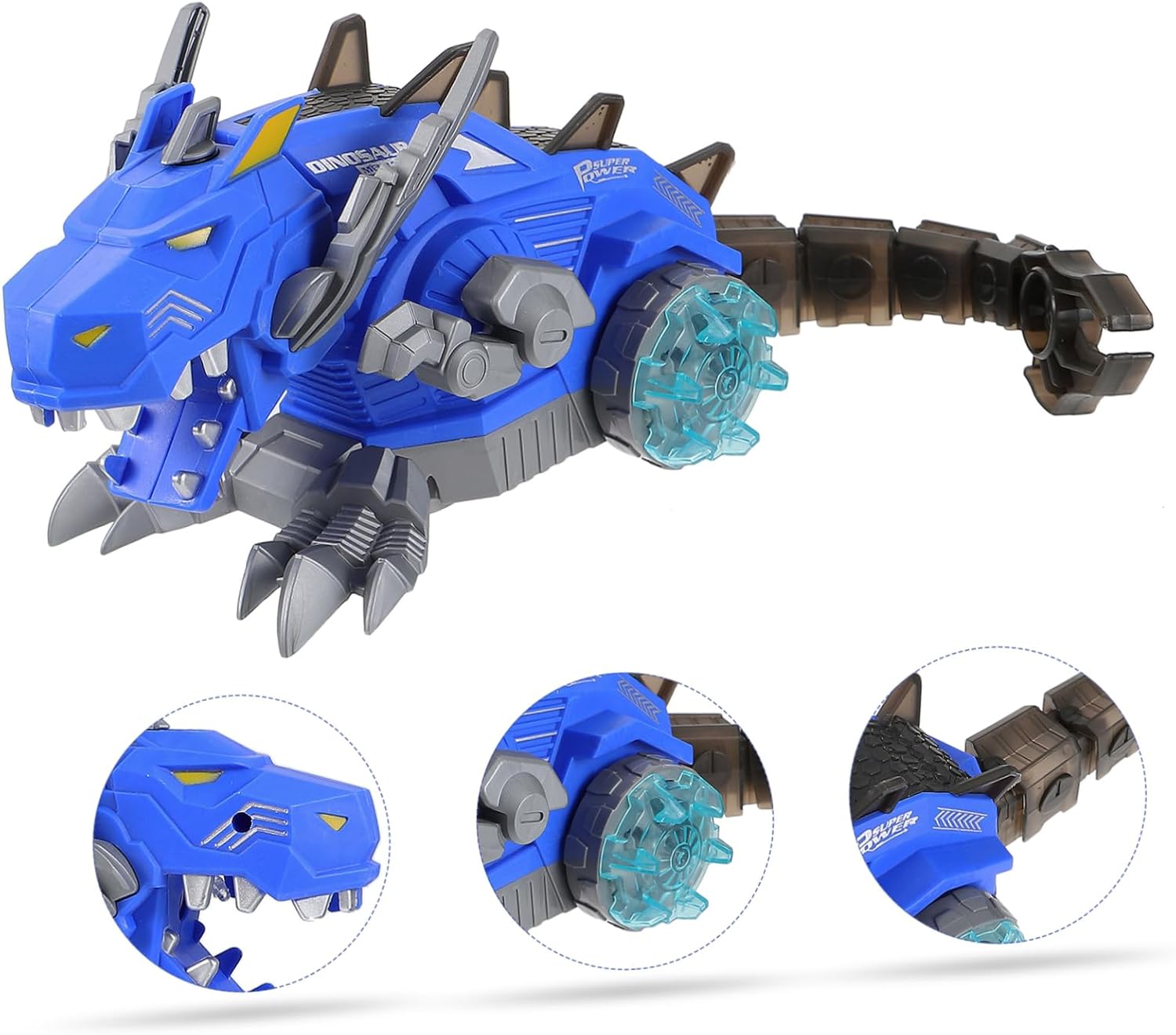 VANZACK Compact Spray Dinosaur Toy Mechanical Dinosaur Decor Ideal for Holidays