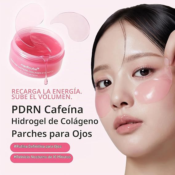 medicube Eye Patch PDRN Caffeine Collagen - Firming Gel Patches, 30 Pairs