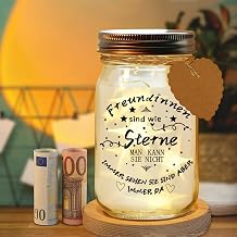 Gifts for women, friends, gift for girlfriend, LED bottle light with phrase "Brighter" are like stars, it can not always be seen, but it is always a gift for birthdays or weddings