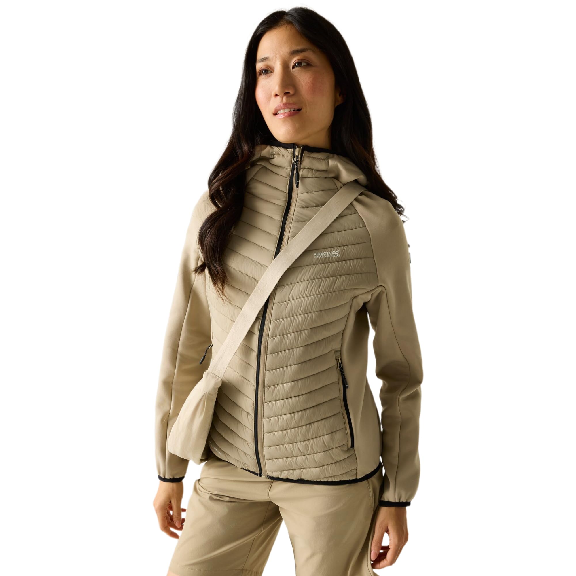 Regatta Women's Stone Andreson Stretch Water-Repellent Hybrid Quilted Jacket In | Size: 20