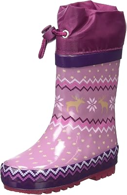Playshoes Unisex Kinder Gummistiefel Gefüttert Regenstiefel