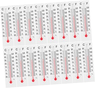 Toyvian 30Pcs Miniature Thermometer Compact Temperature Gauge for Home Decor Monitoring Thermometers for Science and Classroom Use