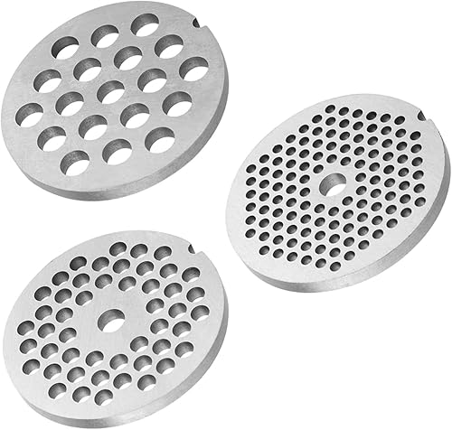 Miniatura 7 de Discos de placa para picadora de carne, aleación, cuchillas de repuesto para picadora de carne, disco de placa trituradora para batidora de soporte